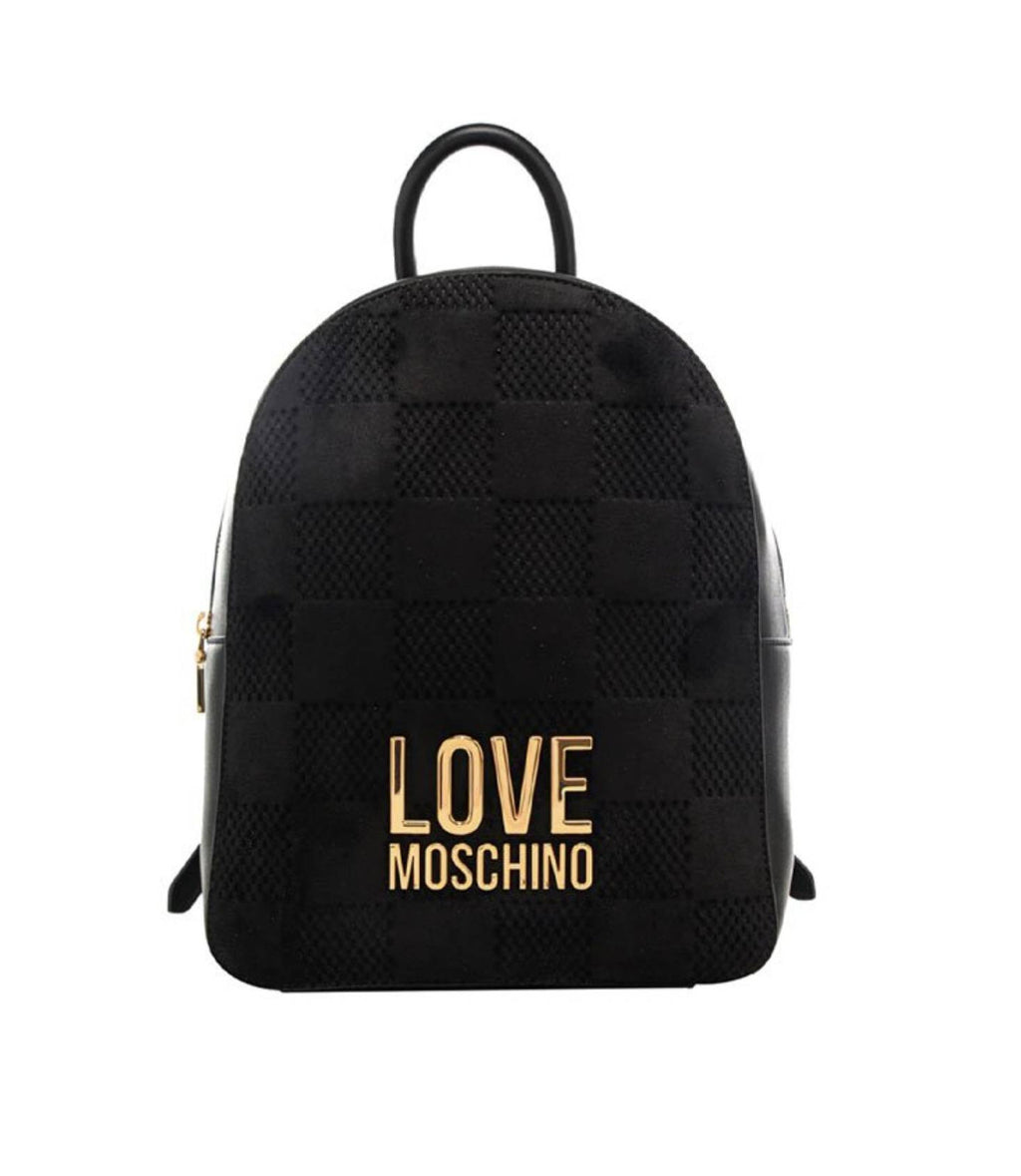 Borsa donna Love Moschino zaino ecopelle/tessuto nero B26MO111 JC4124PP0NKB100A