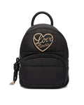 Borsa donna Love Moschino zaino tessuto nero B26MO113 JC4354PP0NKY100A