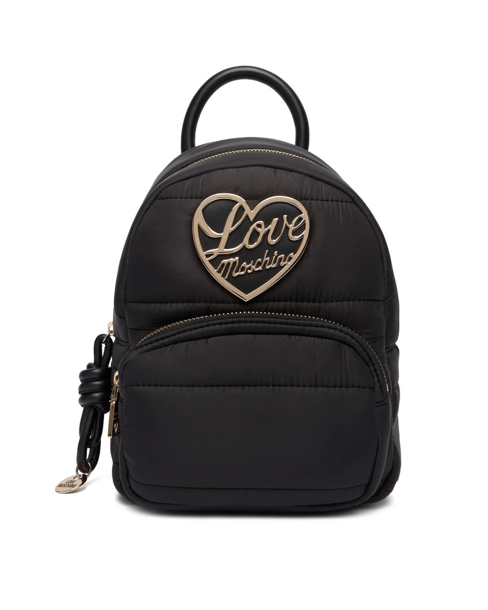 Borsa donna Love Moschino zaino tessuto nero B26MO113 JC4354PP0NKY100A
