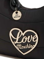 Borsa donna Love Moschino a spalla Puffy nylon nero B26MO114 JC4349PP0NKY100A