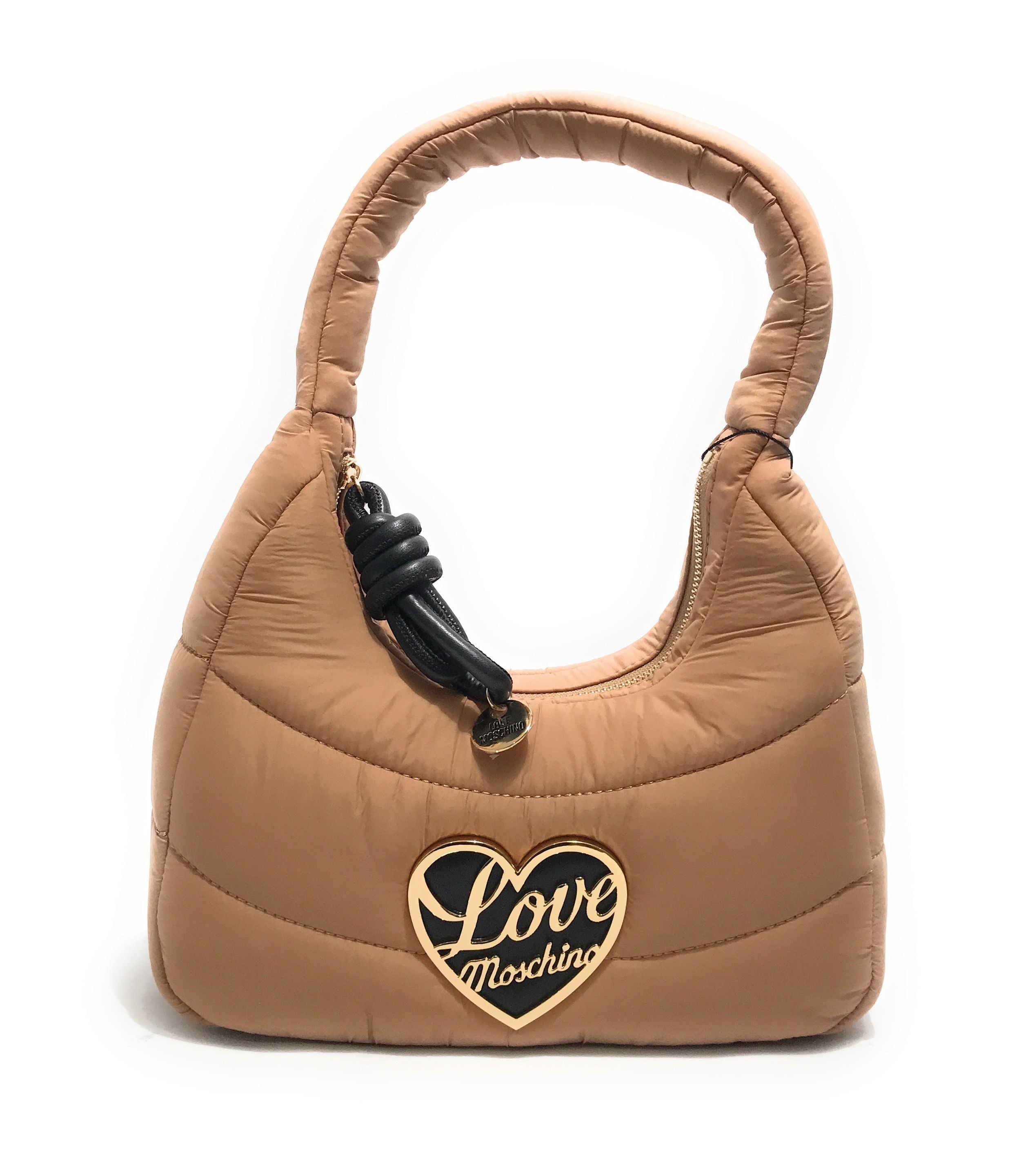 Borsa donna Love Moschino a spalla Puffy nylon beige B26MO115 JC4349PP0NKY110A
