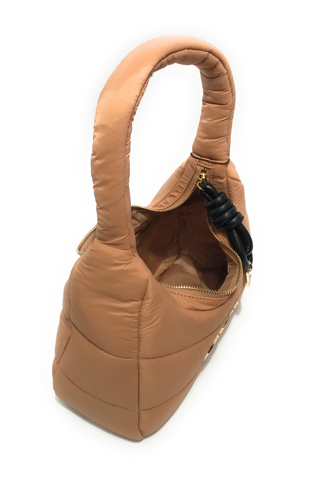 Borsa donna Love Moschino a spalla Puffy nylon beige B26MO115 JC4349PP0NKY110A
