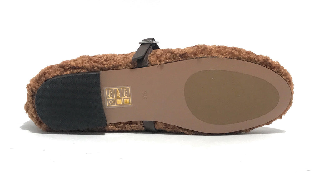 Scarpe donna Emanuélle Vee ballerina margaret tessuto teddy cuoio D26EV23 452M-804-10-T164