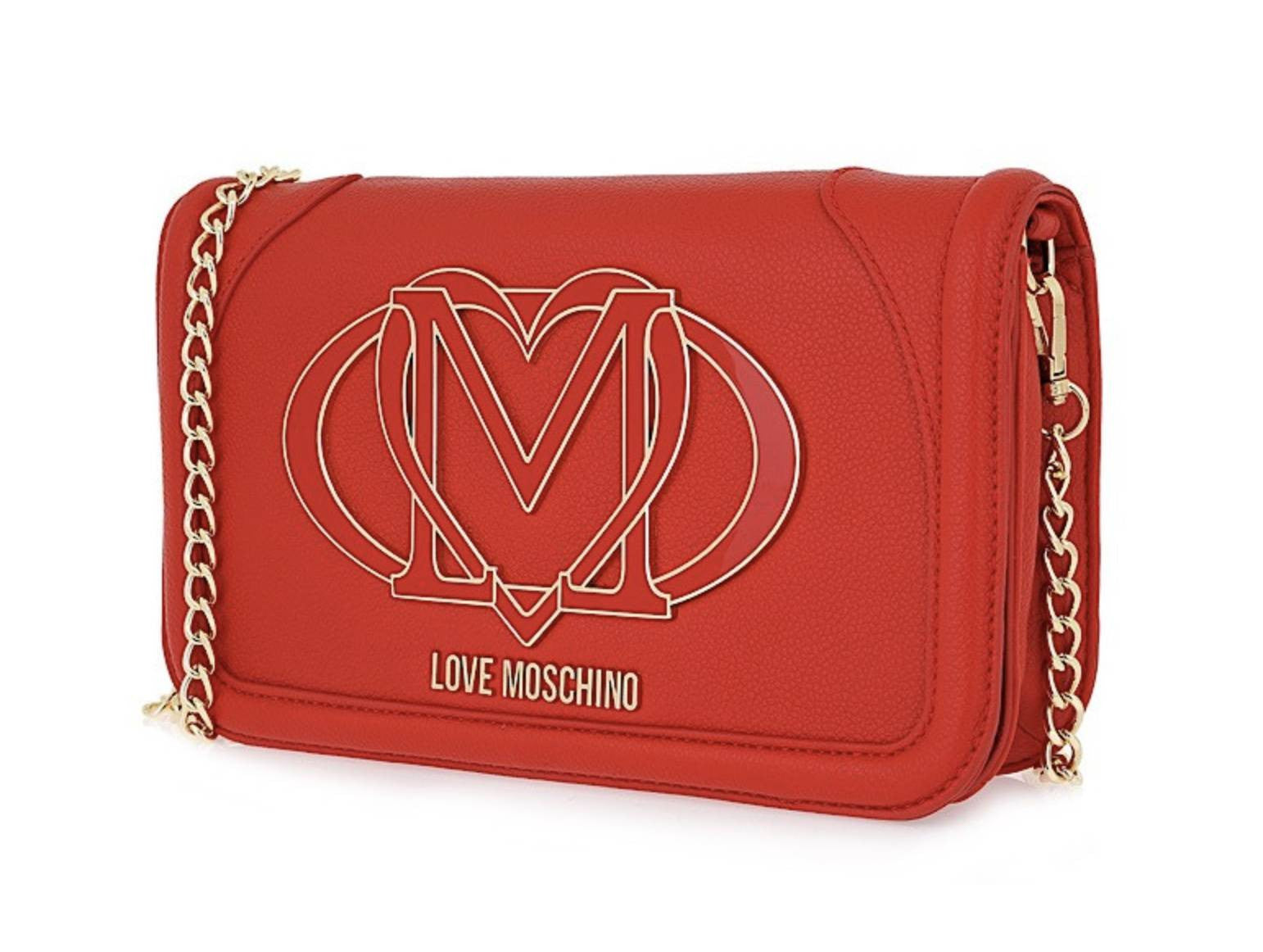 Borsa donna tracolla Love Moschino rosso B26MO136 JC4010