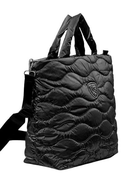 Borsa donna Blauer a mano/tracolla Marfa03 in nylon trapuntato nero B26BU05 F5MARFA03/SOF