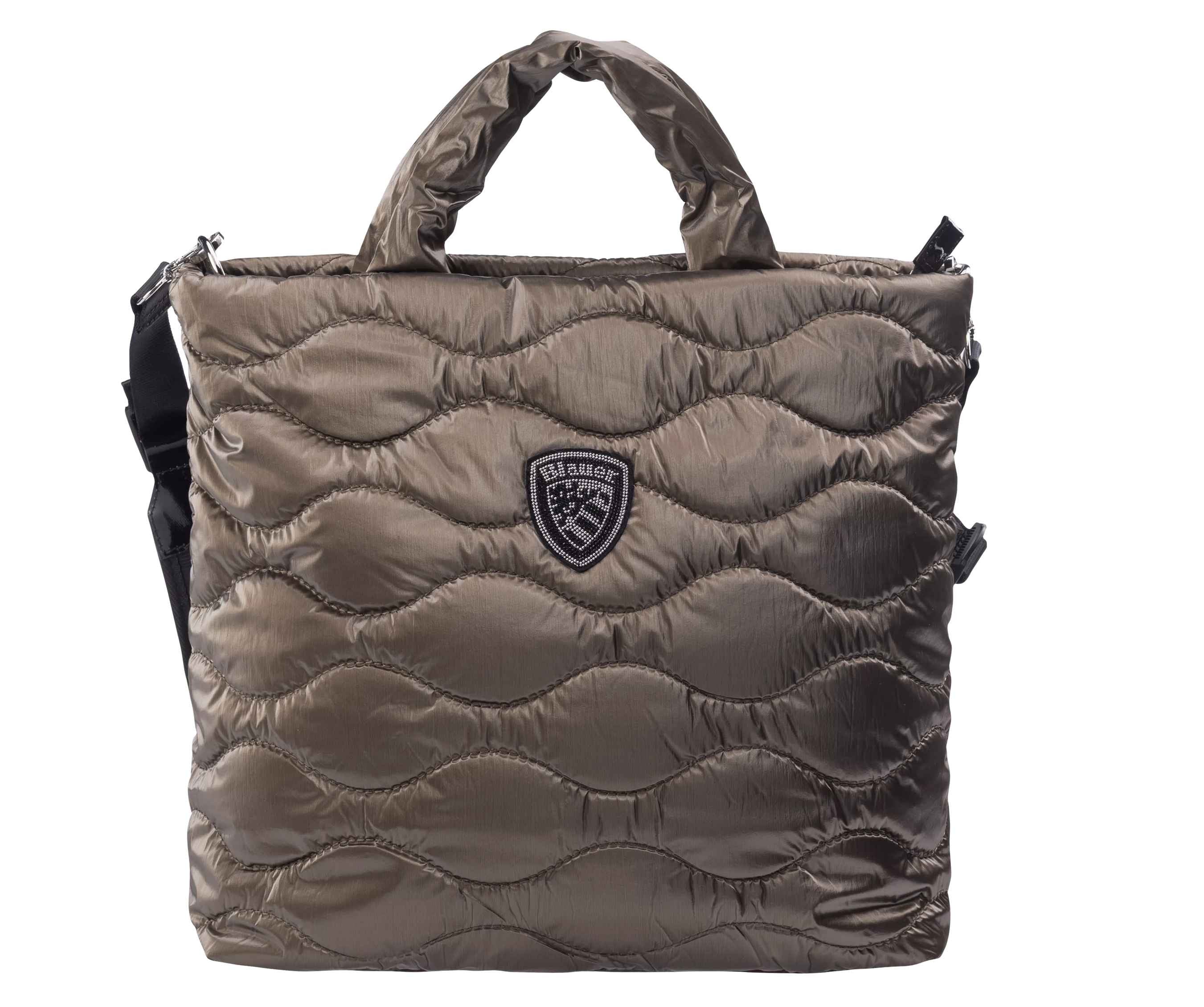 Borsa donna Blauer a mano/tracolla Marfa03 in nylon trapuntato mud B26BU03 F5MARFA03/SOF