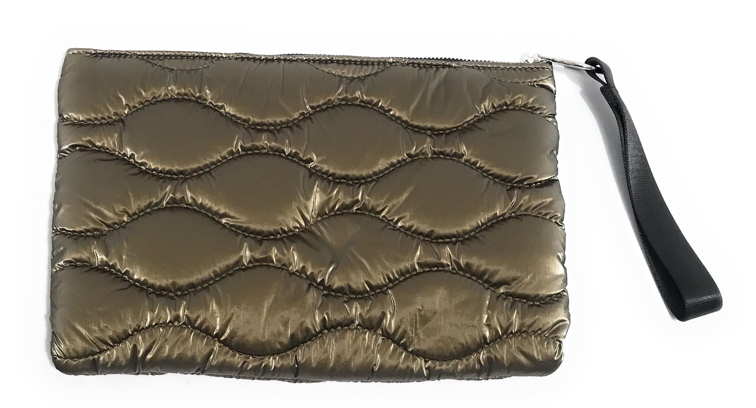 Borsa donna Blauer pochette Flow 03 in nylon trapuntato marrone mud B26BU14 F5FLOW03/SOF