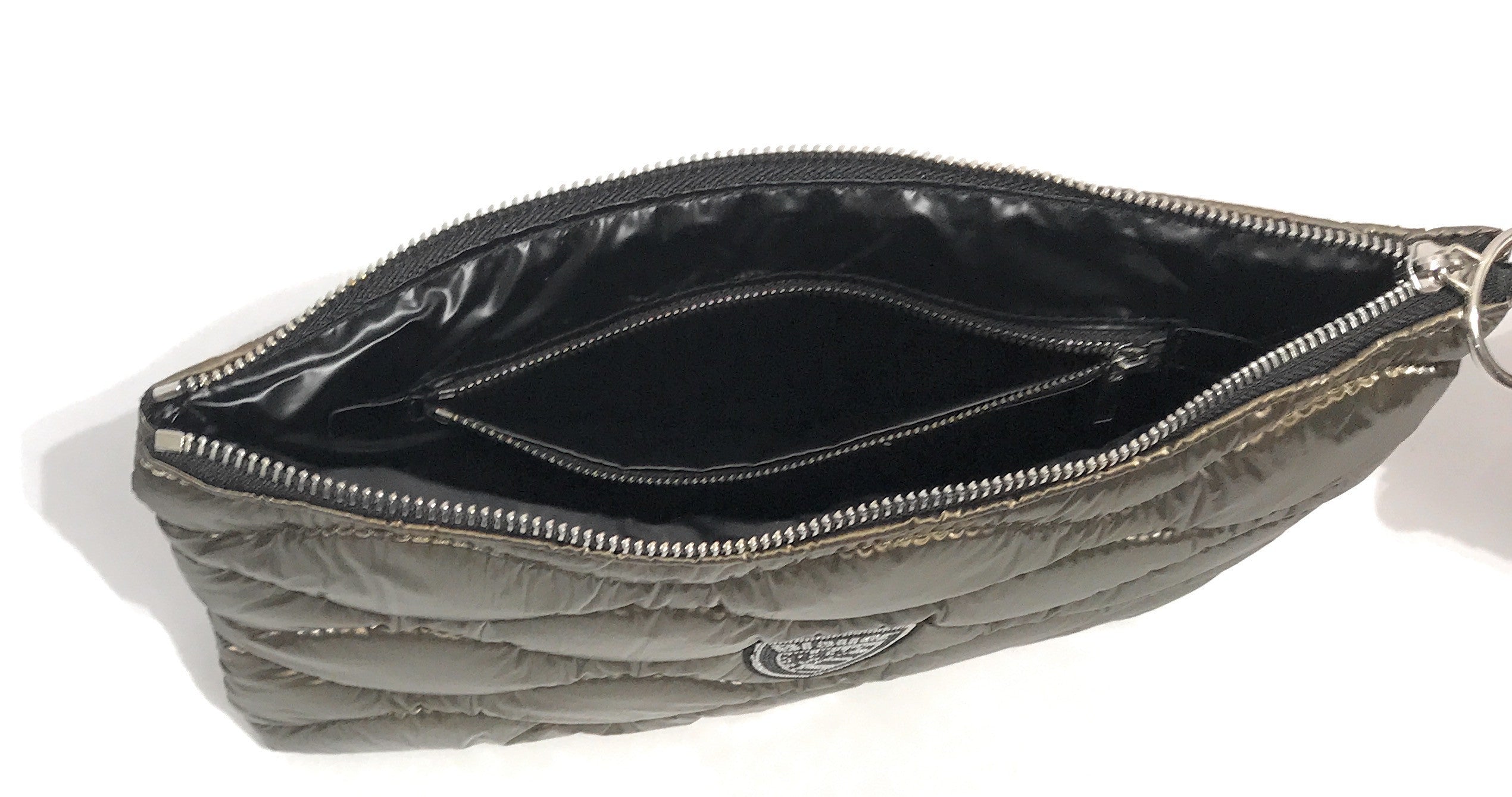 Borsa donna Blauer pochette Flow 03 in nylon trapuntato marrone mud B26BU14 F5FLOW03/SOF