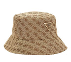 Cappello cloche Noelle Jacquard 4G Bucket hat latte logo CS26GU05 AW5371POL01