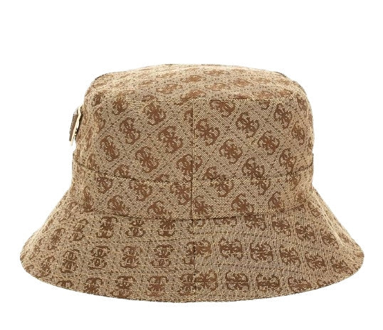 Cappello cloche Noelle Jacquard 4G Bucket hat latte logo CS26GU05 AW5371POL01