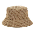 Cappello cloche Noelle Jacquard 4G Bucket hat latte logo CS26GU05 AW5371POL01