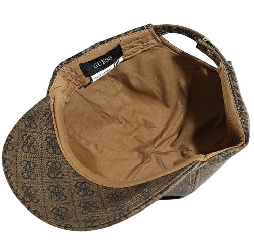 Cappello Baseball unisex Guess Milano marrone/nero logo 4G CS26GU10 AM9546POL01