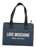 Borsa donna Love Moschino shopper denim BS26MO44 JC4056PP1OLG170A