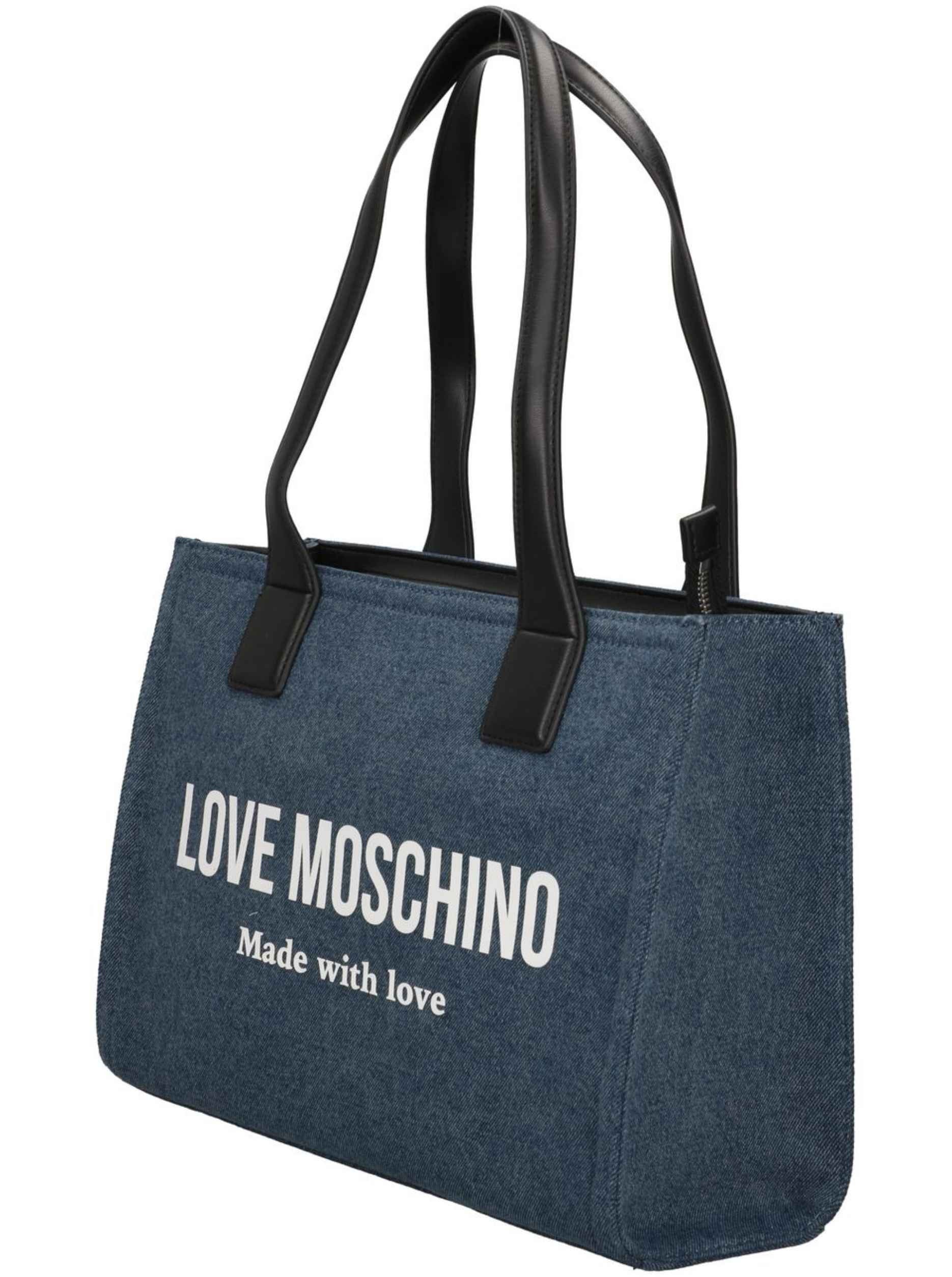 Borsa donna Love Moschino shopper denim BS26MO44 JC4056PP1OLG170A