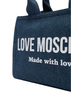Borsa donna a mano/tracolla Love Moschino denim blu BS26MO42 JC4055PP1OLG170A