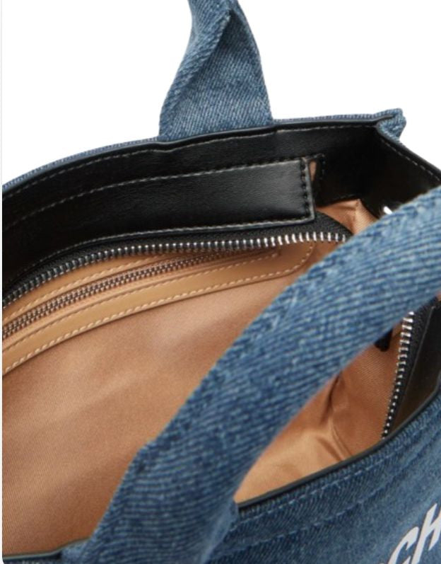 Borsa donna a mano/tracolla Love Moschino denim blu BS26MO42 JC4055PP1OLG170A