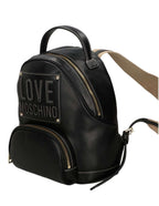 Borsa donna Love Moschino zaino ecopelle nero BS26MO48 JC4069PP1OLI1000