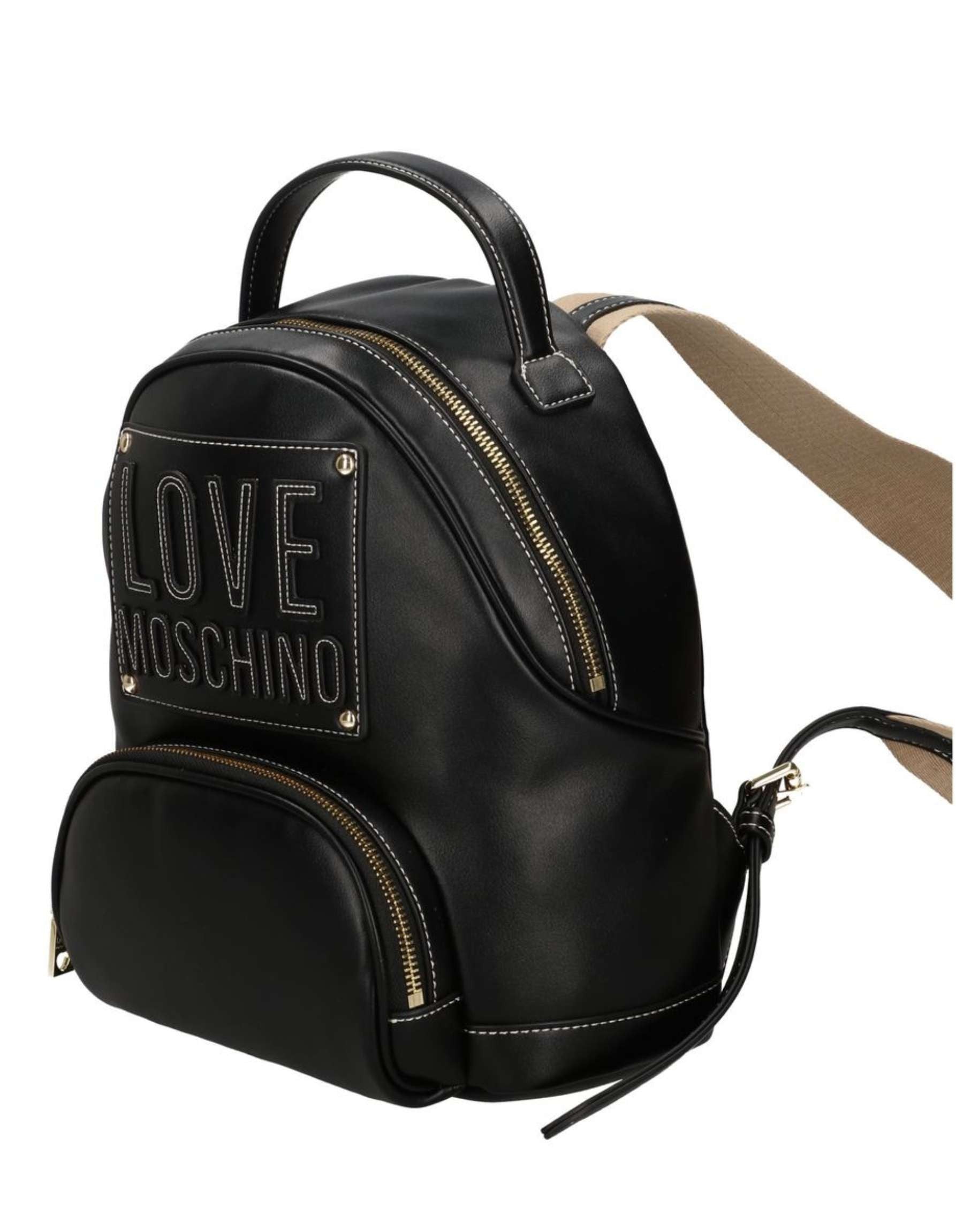 Borsa donna Love Moschino zaino ecopelle nero BS26MO48 JC4069PP1OLI1000