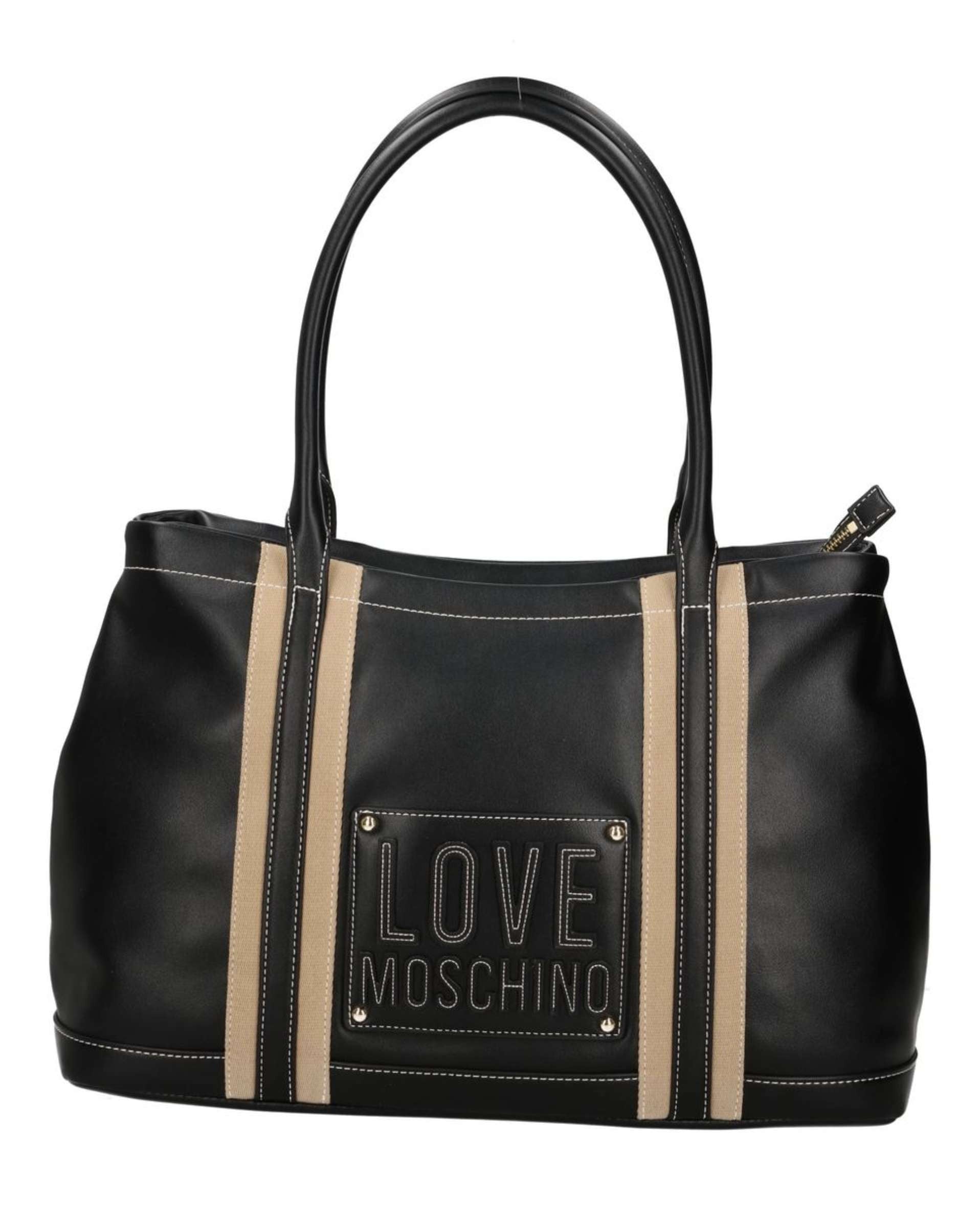 Borsa donna Love Moschino shopper in ecopelle nero BS26MO49 JC4067PP1OLI1000