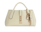 Borsa donna Guess a mano/ tracolla Brooke high society satchel white BS26GU107 BG989706