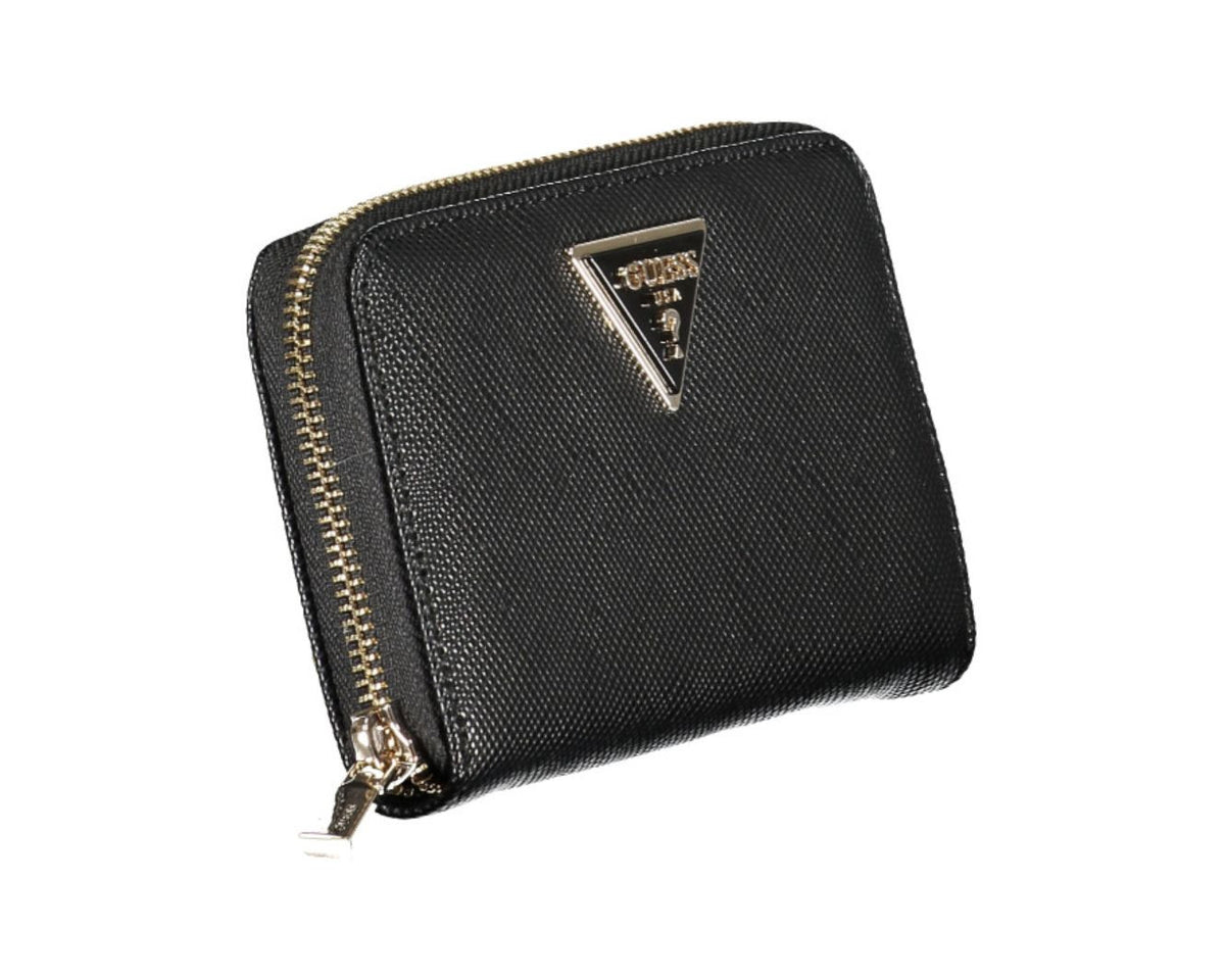 Portafoglio donna Guess zip around Laurel slg black AS25GU06 ZG8500140