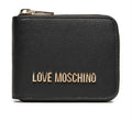 Portafoglio donna Love Moschino zip around small nero/ gold A26MO13 JC5639PP1NLD0000
