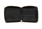 Portafoglio donna Love Moschino zip around small nero/ gold A26MO13 JC5639PP1NLD0000
