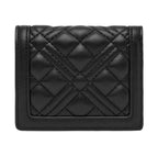 Portafoglio donna Love Moschino ecopelle trapuntato nero A26MO22 JC5601