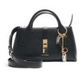Borsa donna Guess a mano/ tracolla Brooke high society satchel black BS26GU08 BG989706