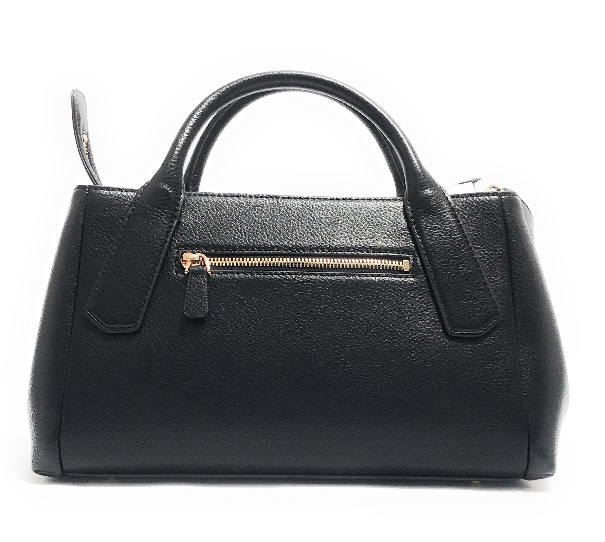 Borsa donna Guess a mano/ tracolla Brooke high society satchel black BS26GU08 BG989706