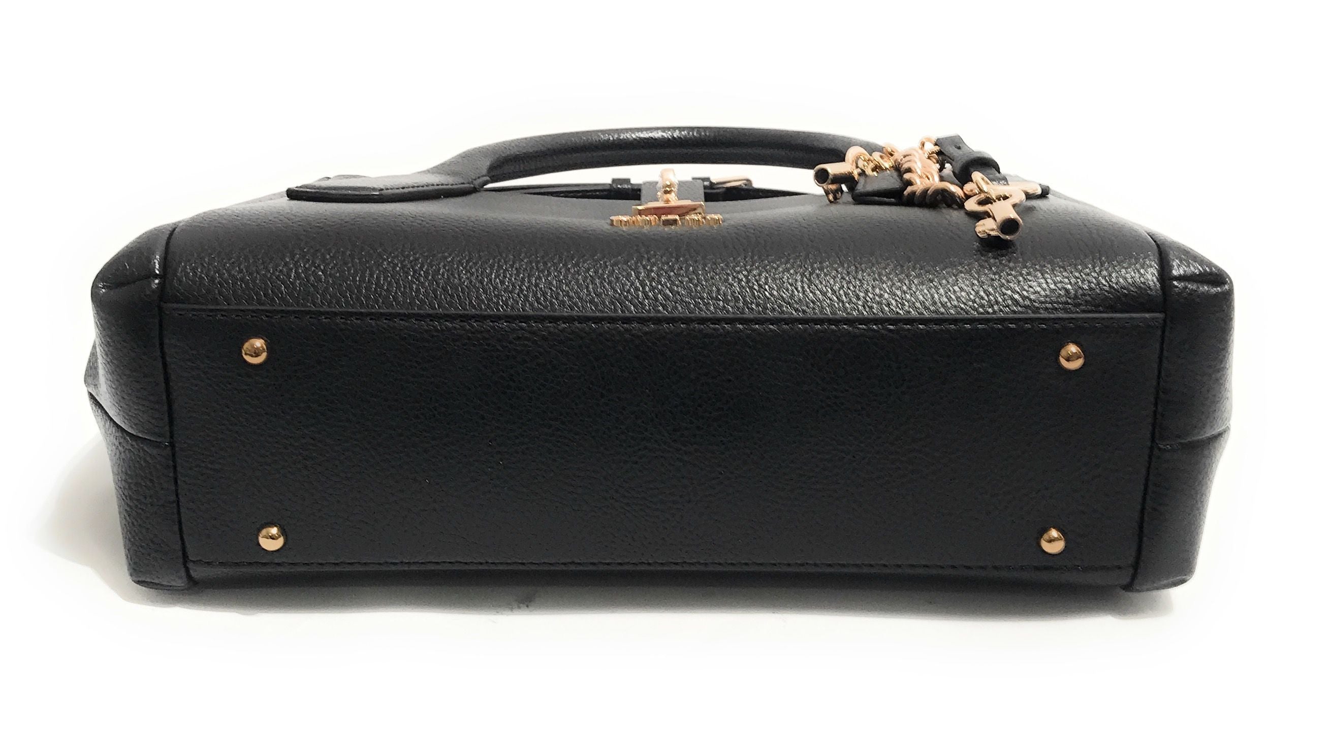 Borsa donna Guess a mano/ tracolla Brooke high society satchel black BS26GU08 BG989706