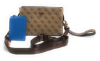 Borsa Guess tracolla uomo Milano crossbody top zip beige/ brown UBS26GU11 HMMILOP6157