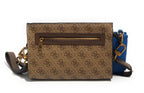 Borsa Guess tracolla uomo Milano crossbody top zip beige/ brown UBS26GU11 HMMILOP6157