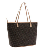 Borsa donna Liu-jo Evrim Tote jacquard testa di moro BS26LJ03 AA6070 T378A