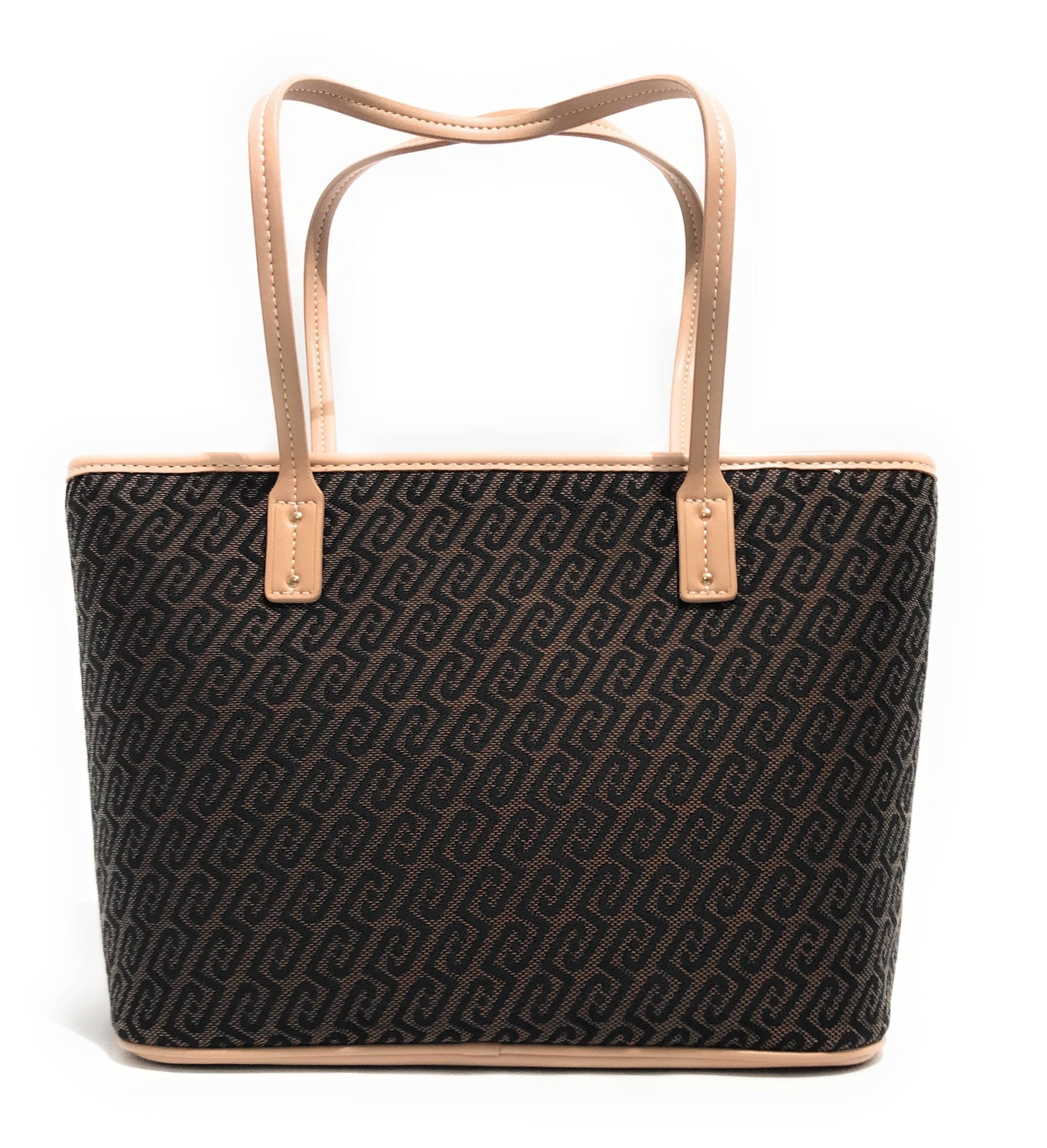 Borsa donna Liu-jo Evrim Tote S jacquard testa di moro BS26LJ09 AA6071 T378A