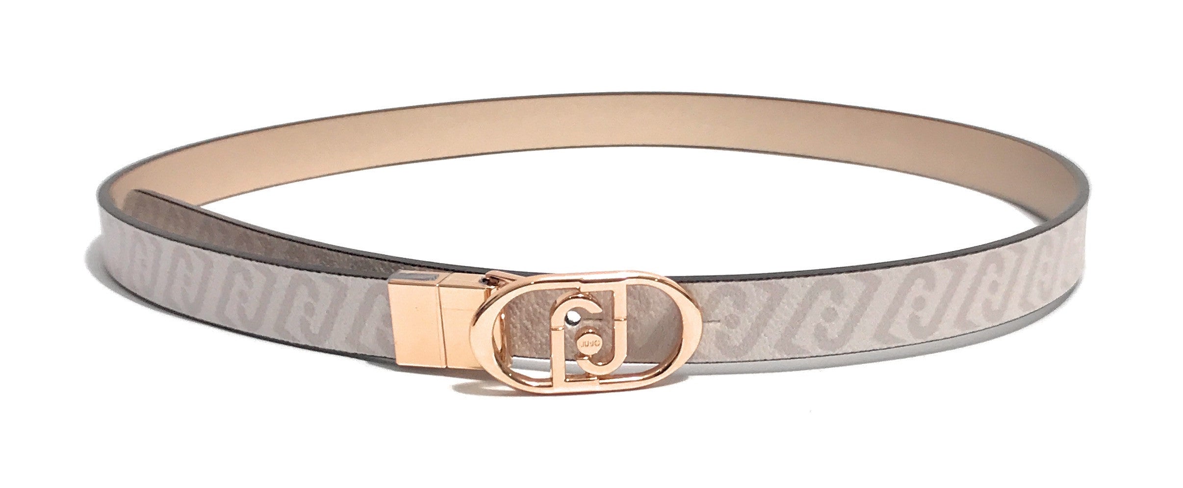 Cintura donna Liu-Jo reversibile hips belt naturale light CS26LJ02 AA6239 ES035