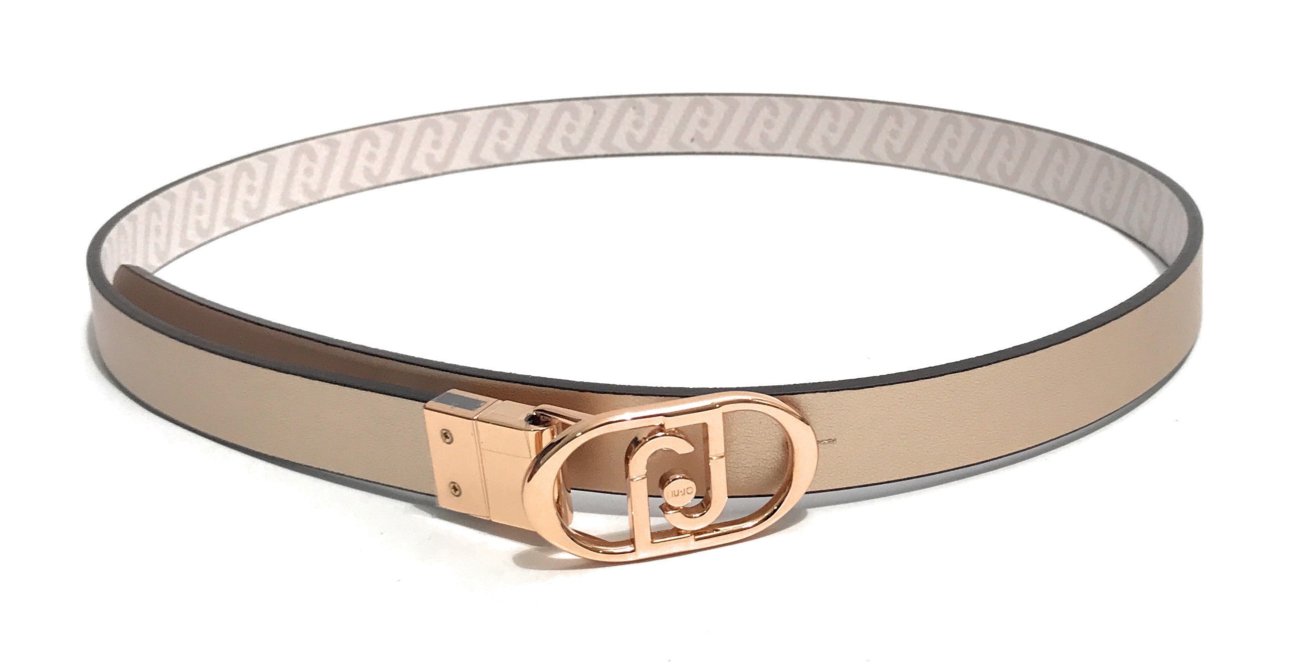 Cintura donna Liu-Jo reversibile hips belt naturale light CS26LJ02 AA6239 ES035