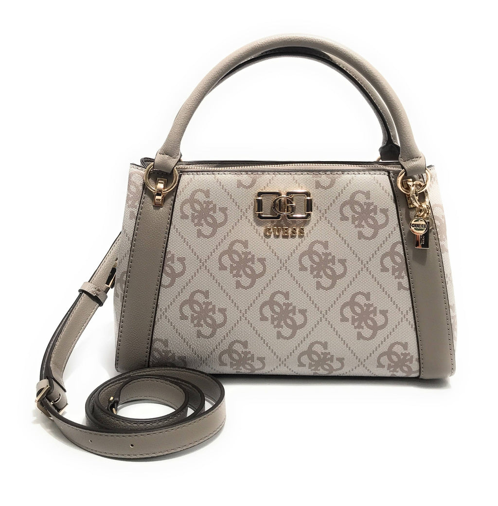Borsa Guess a mano/ tracolla Karnilla logo girlfriend satchel dark taupe BS26GU27 OS990106