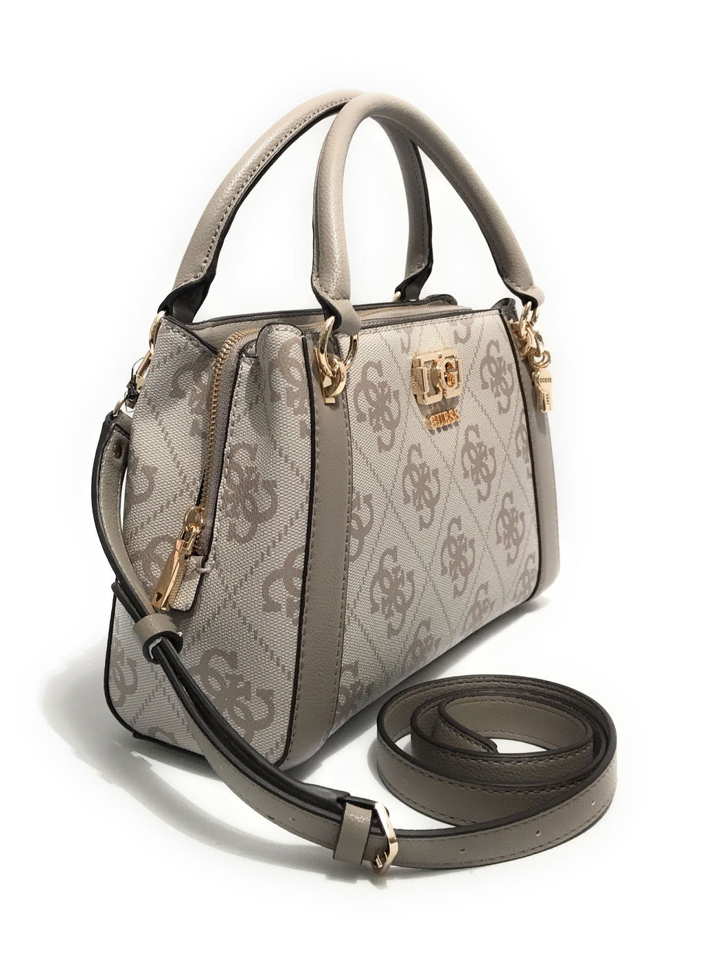 Borsa Guess a mano/ tracolla Karnilla logo girlfriend satchel dark taupe BS26GU27 OS990106