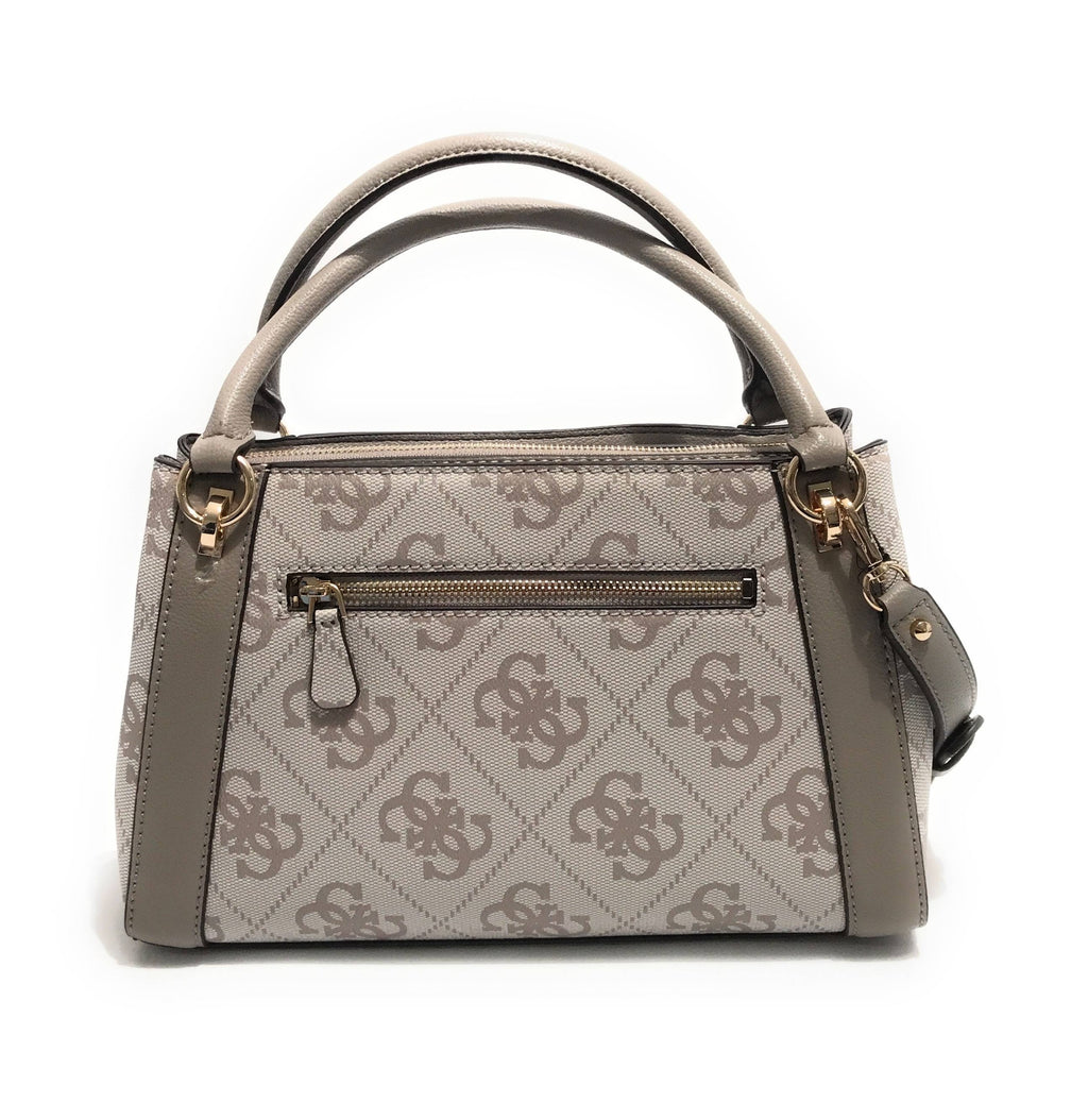 Borsa Guess a mano/ tracolla Karnilla logo girlfriend satchel dark taupe BS26GU27 OS990106