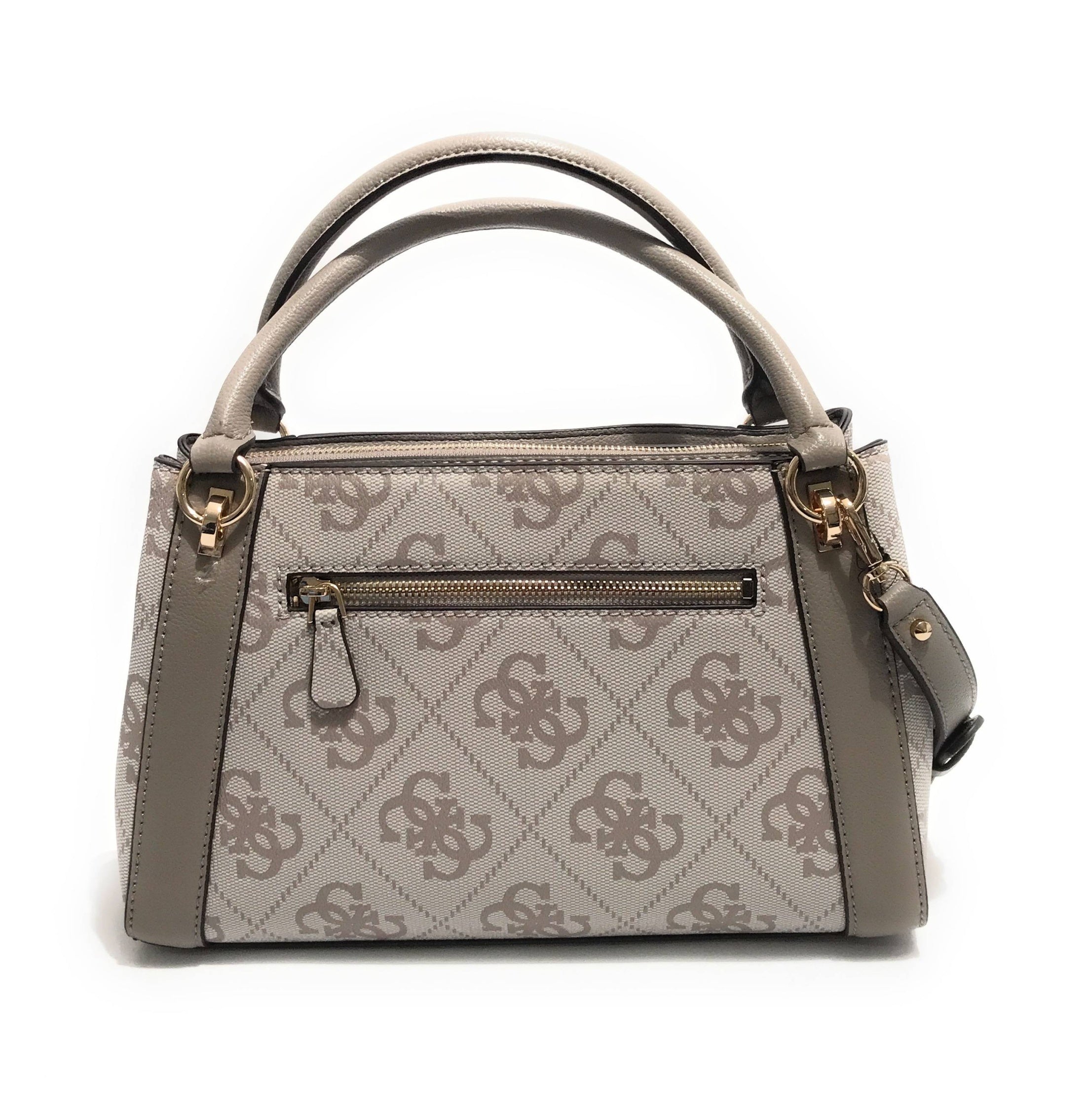 Borsa Guess a mano/ tracolla Karnilla logo girlfriend satchel dark taupe BS26GU27 OS990106