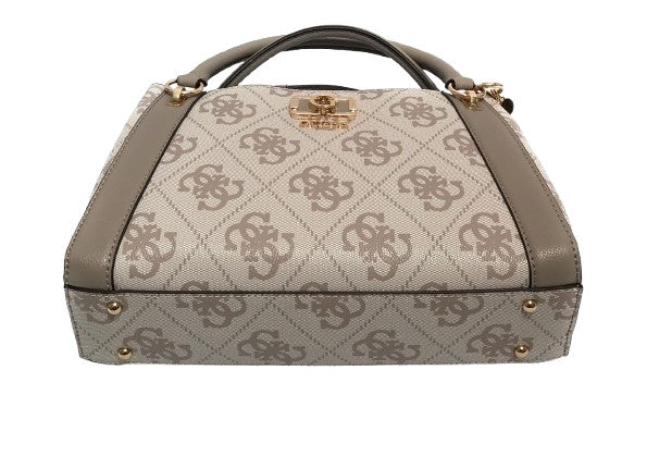 Borsa Guess a mano/ tracolla Karnilla logo girlfriend satchel dark taupe BS26GU27 OS990106