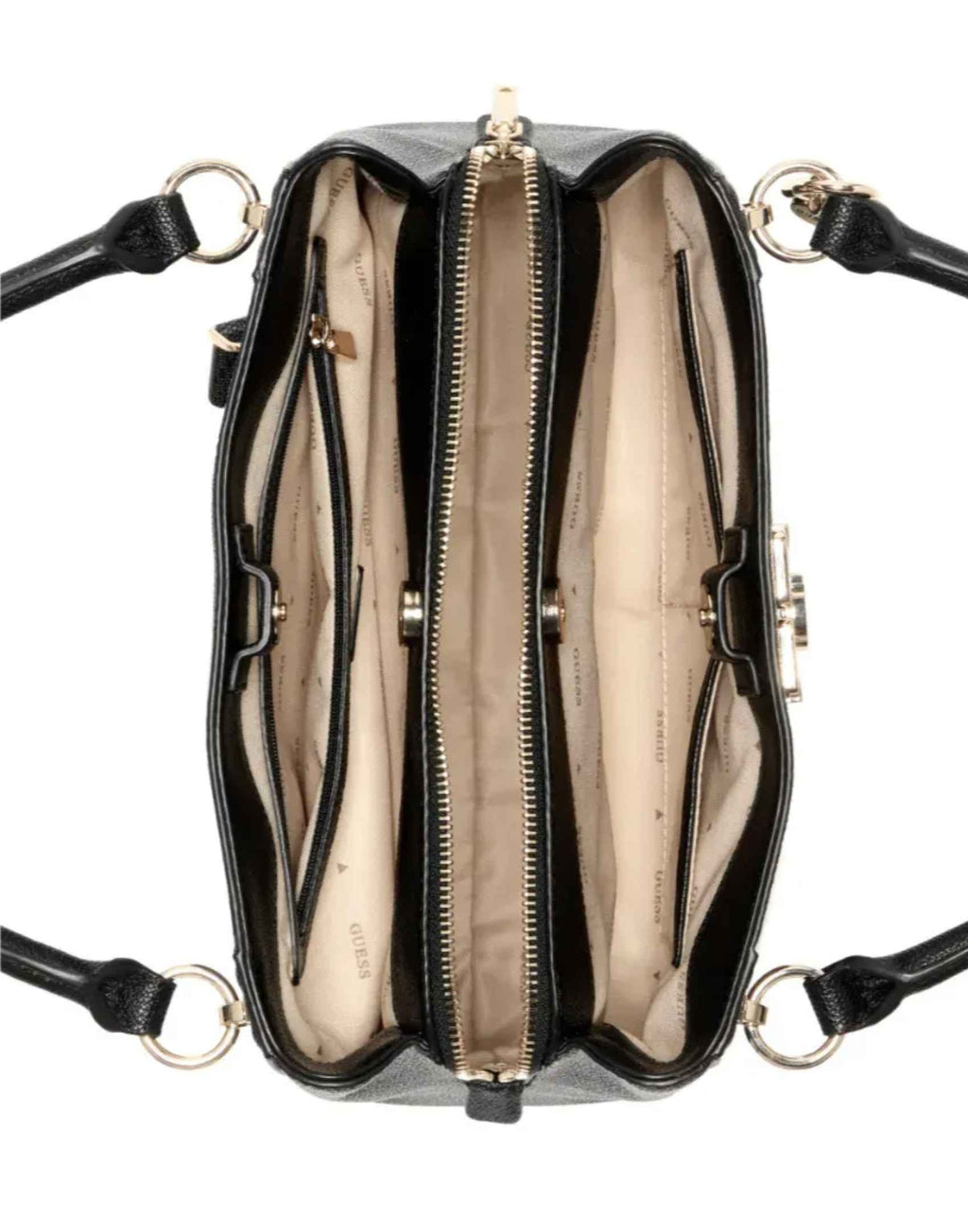 Borsa Guess a mano/ tracolla Karnilla logo girlfriend satchel coal logo BS26GU49 OS990106