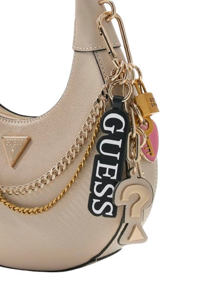 Borsa Guess Davina shoulder bag light taupe BS26GU82 BG989918