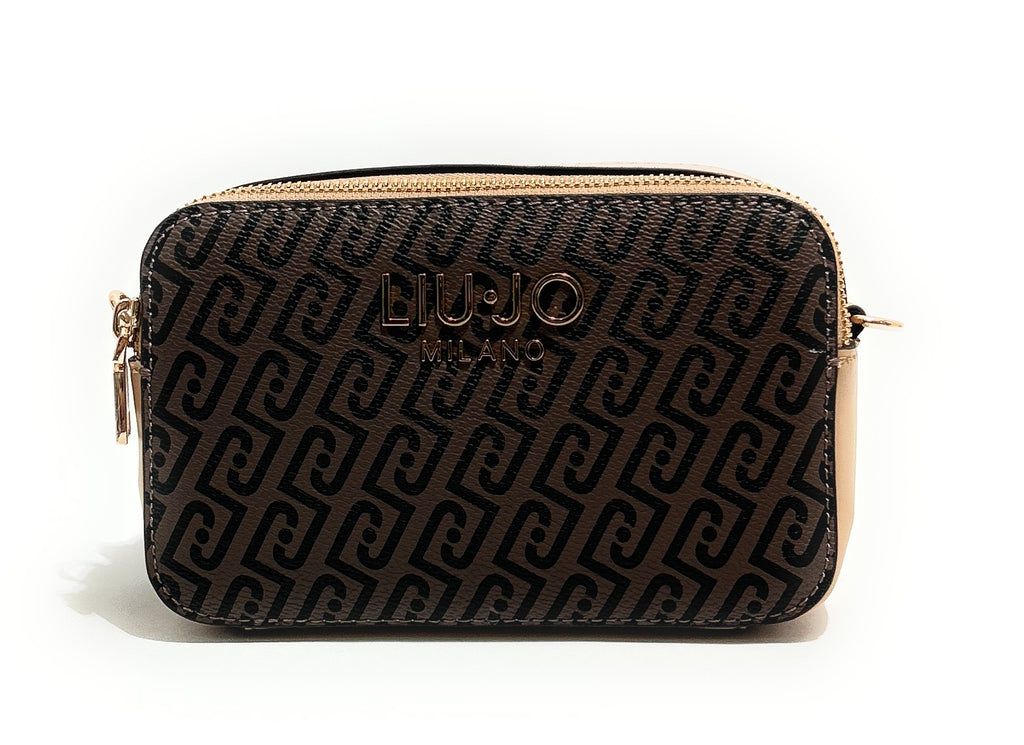 Borsa donna Liu-jo Ridhi Camera Case S testa di moro/ beige  BS26LJ28 AA6100 E1092