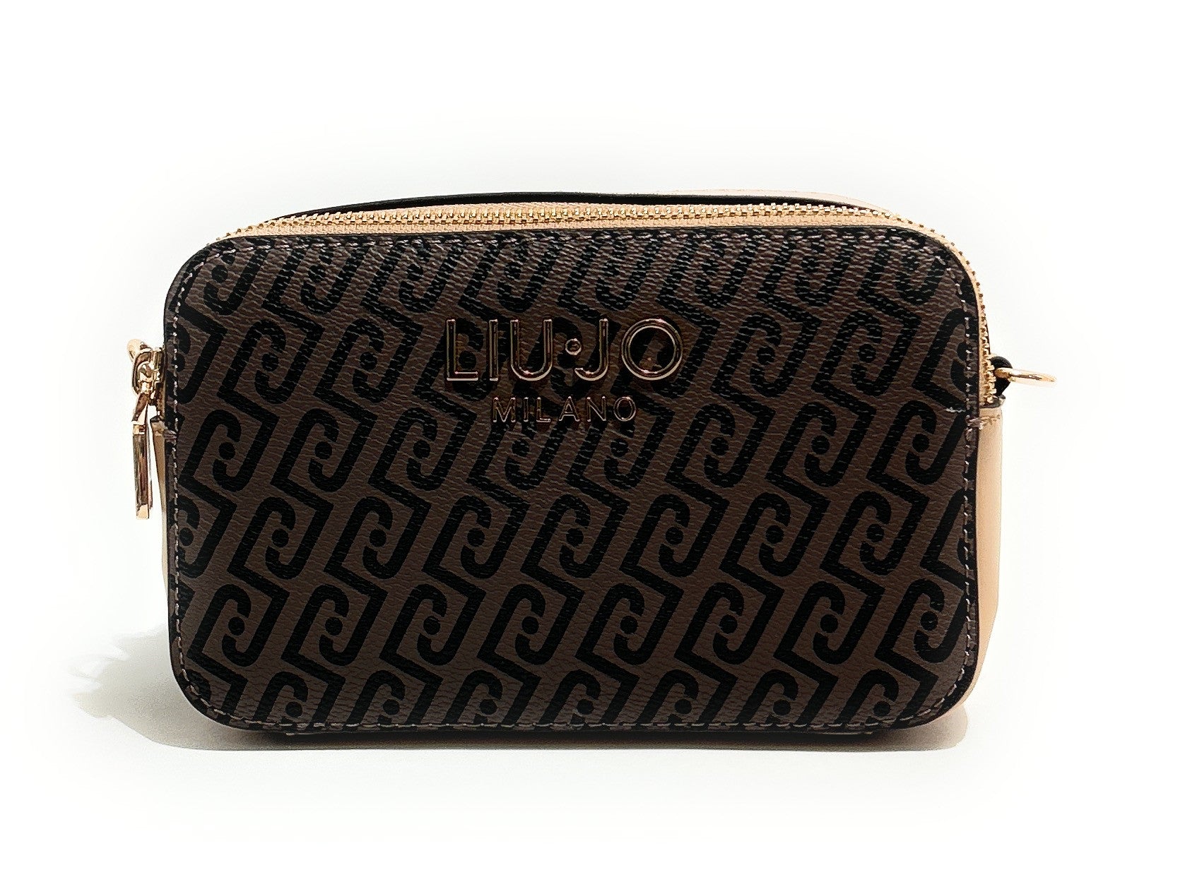 Borsa donna Liu-jo Ridhi Camera Case S testa di moro/ beige  BS26LJ28 AA6100 E1092