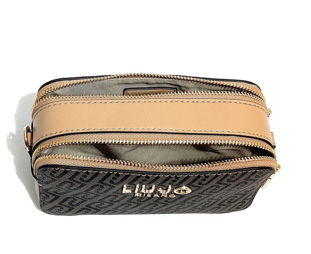Borsa donna Liu-jo Ridhi Camera Case S testa di moro/ beige  BS26LJ28 AA6100 E1092