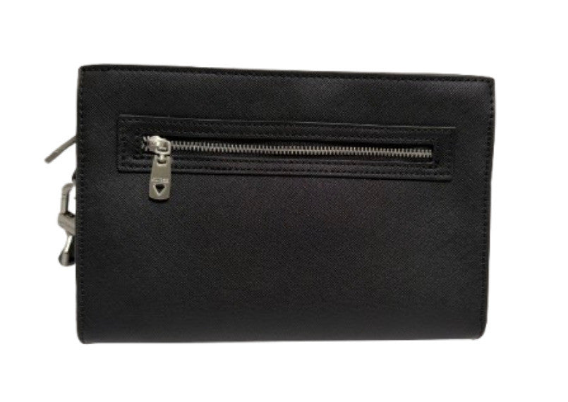 Borsa Guess tracolla uomo Milano crossbody top zip nero UBS26GU13 HMMISAP6157