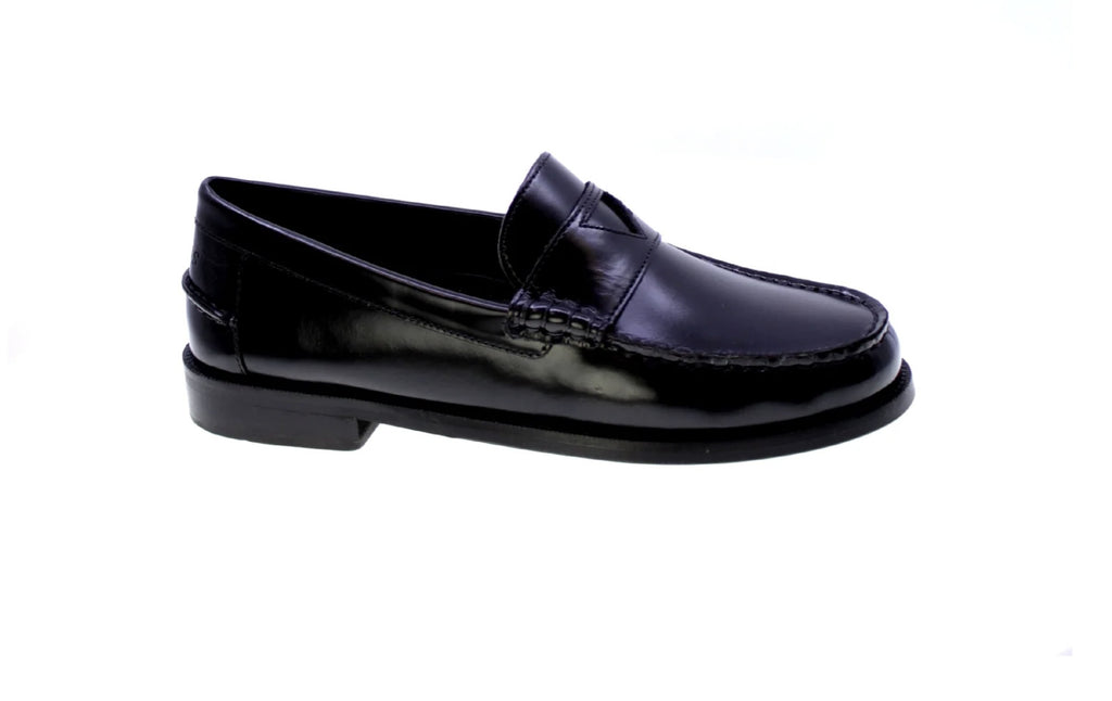 Scarpe uomo mocassino Guess in pelle Rossio nero US26GU15 FMPROSLEA14