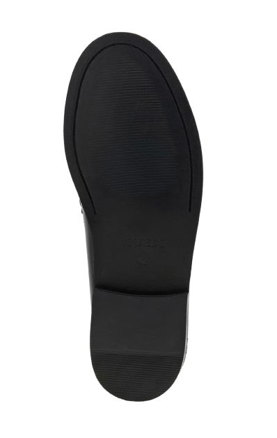 Scarpe uomo mocassino Guess in pelle Rossio nero US26GU15 FMPROSLEA14